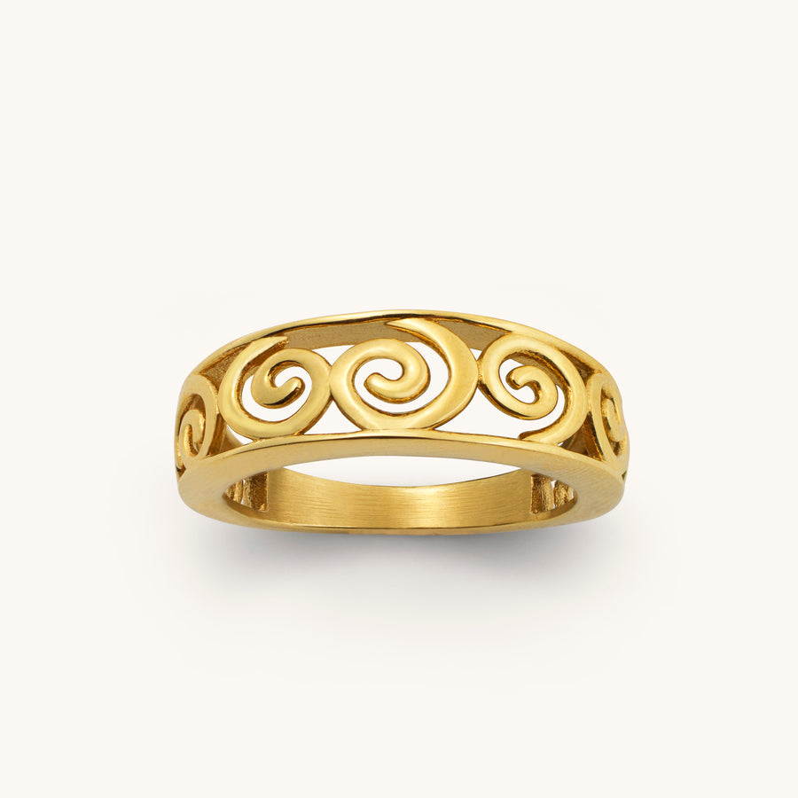 Spiral Woven Ring