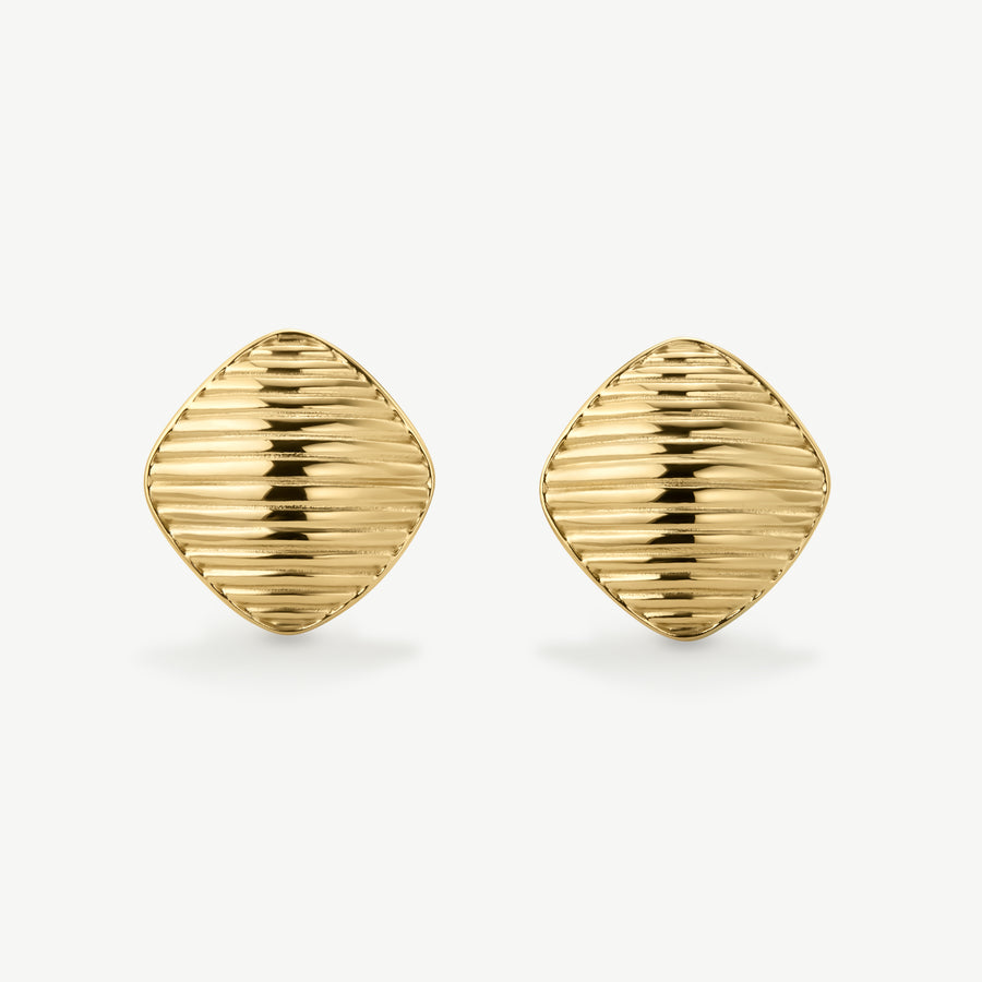 Vintage Ribbed Earrings