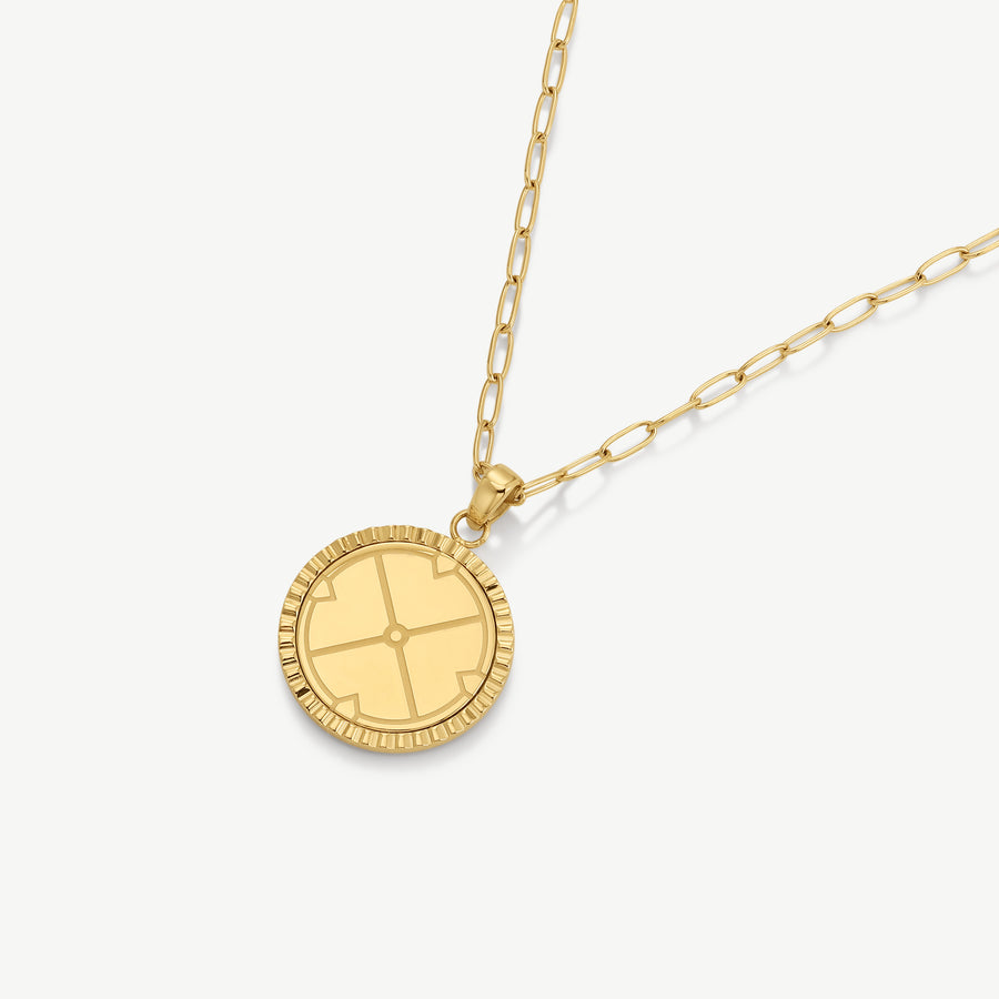 Engravable Compass Necklace