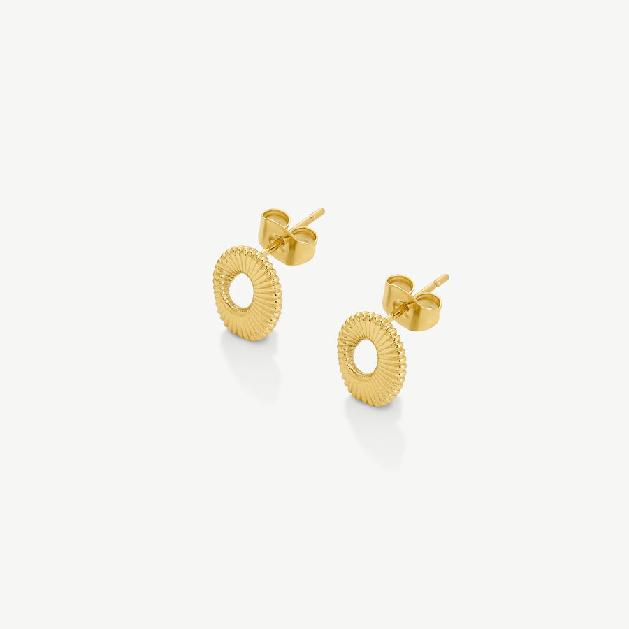 Ribbed Twist Mini Studs