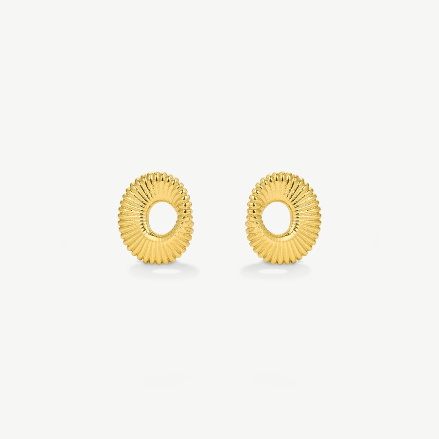 Ribbed Twist Mini Studs