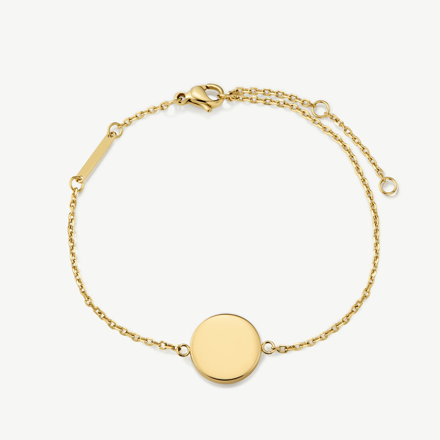 Classic Disc Engravable Bracelet