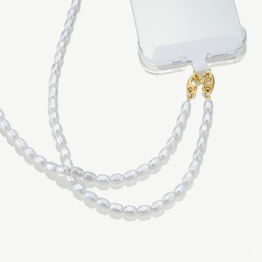 Pearl Phone Chain Long