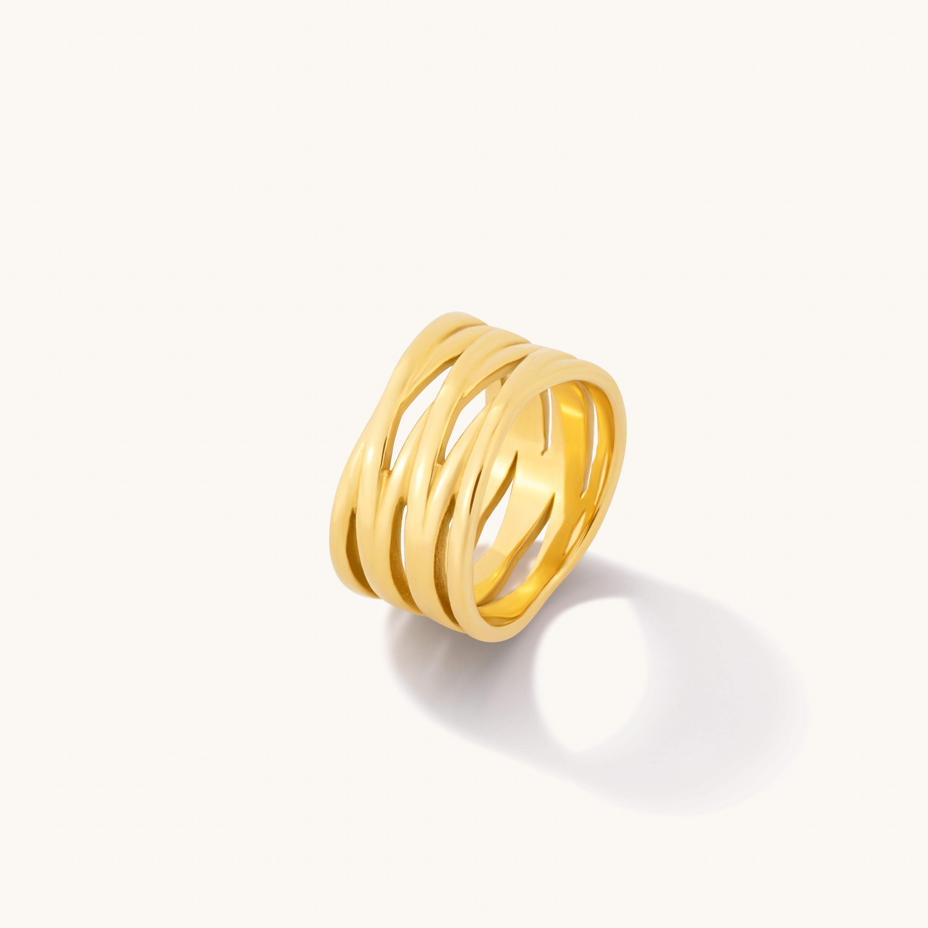 Triple Twist Ring – D.Louise Jewellery